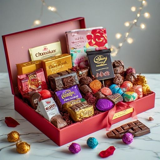 Gourmet Chocolate Gift Hamper Box - Premium Assorted Chocolates