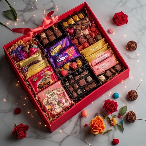 Gourmet Chocolate Gift Hamper Box - Premium Assorted Chocolates
