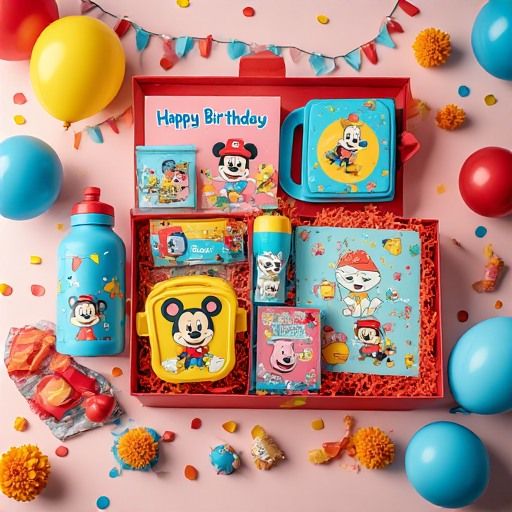 Disney-Themed Birthday Gift Box for Kids
