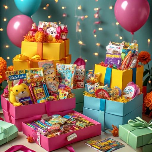 Celebration Gift Box - Gourmet Treats & Fun Surprises