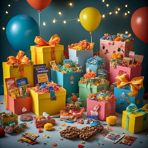 Celebration Gift Box - Gourmet Treats & Fun Surprises