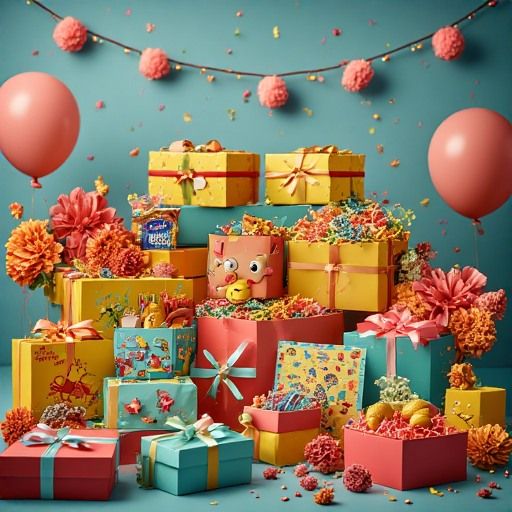 Celebration Gift Box - Gourmet Treats & Fun Surprises