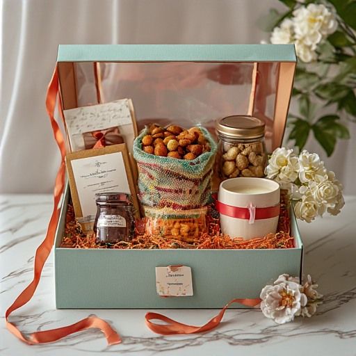 Artisanal Gourmet Treat Box with Premium Snacks and Sweets