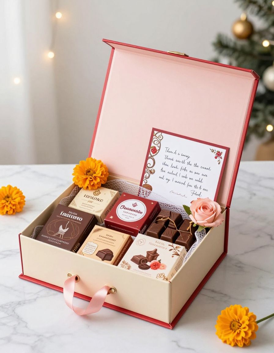 Luxury Chocolate Gift Box - Gourmet Assortment for Special Occasions