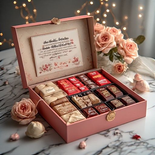 Luxury Chocolate Gift Box - Gourmet Assortment for Special Occasions
