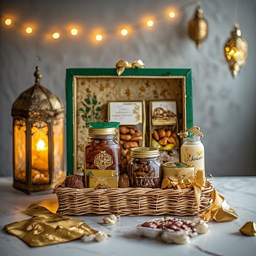 Ramadan Mubarak Hamper - Dates, Nuts & Gourmet Treats