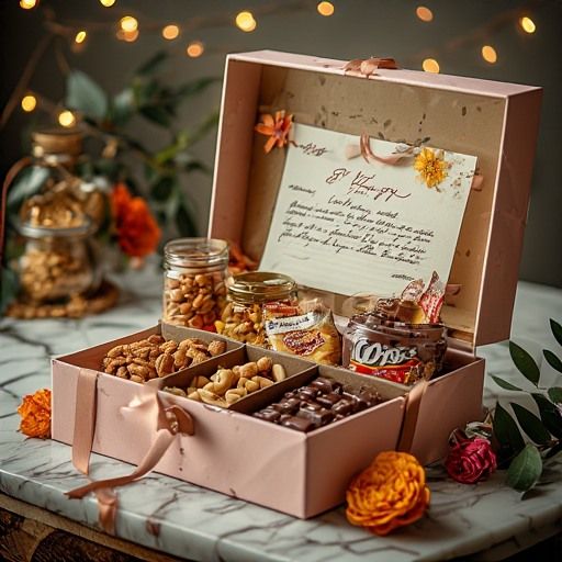 Gourmet Nut & Chocolate Gift Box - Premium Selection