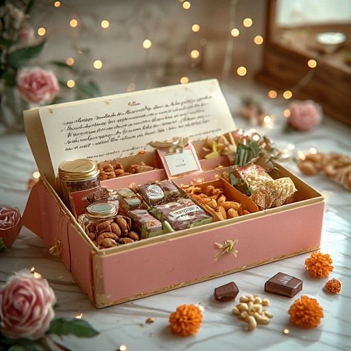 Gourmet Nut & Chocolate Gift Box - Premium Selection