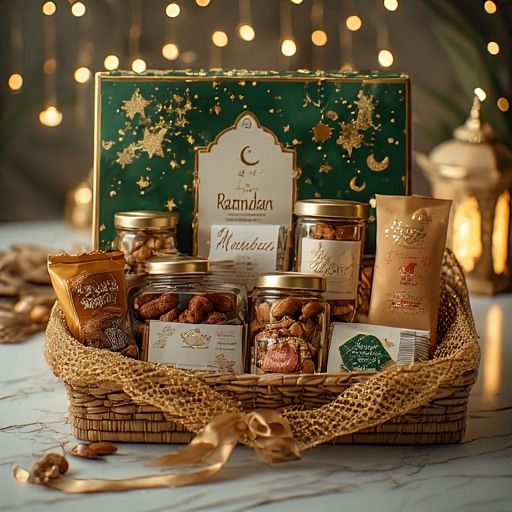 Ramadan Mubarak Hamper - Dates, Nuts & Gourmet Treats