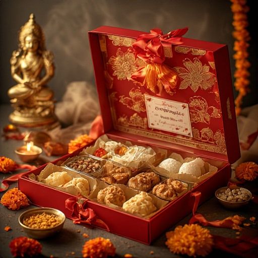 Artisanal Indian Sweets and Treats Gift Box