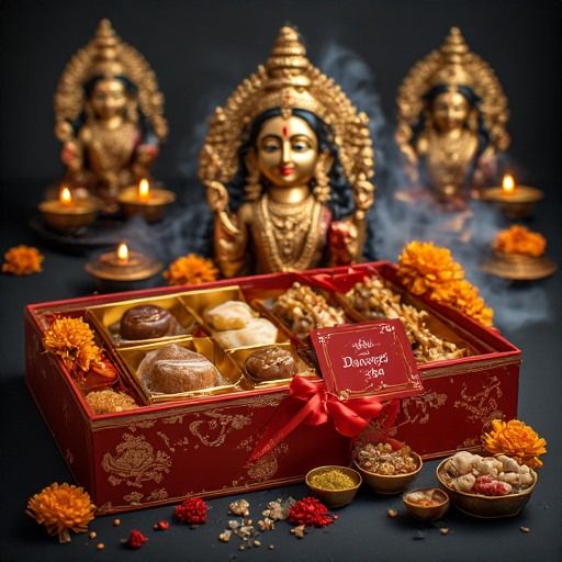 Deluxe Assorted Indian Sweets Gift Box