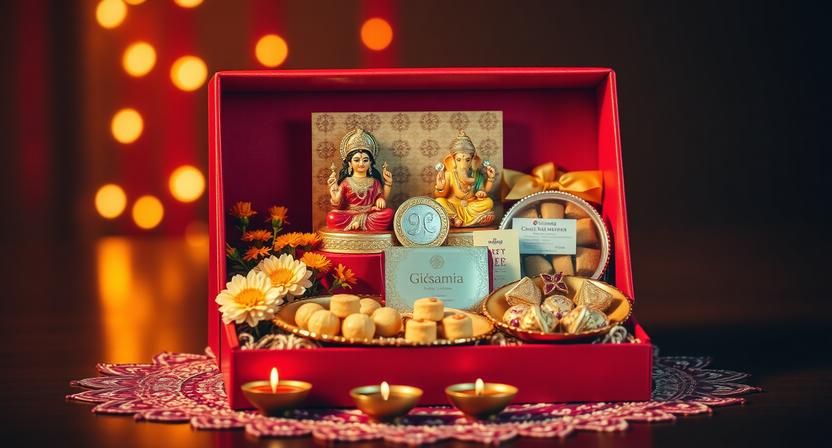 Festive Gift Hamper - Traditional Sweets & Deities