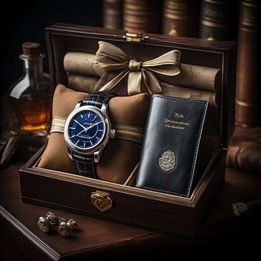 Luxury Men's Watch & Wallet Gift Set
