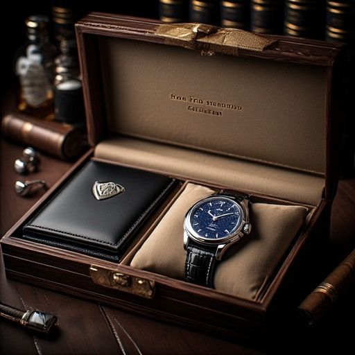 Luxury Men's Watch & Wallet Gift Set