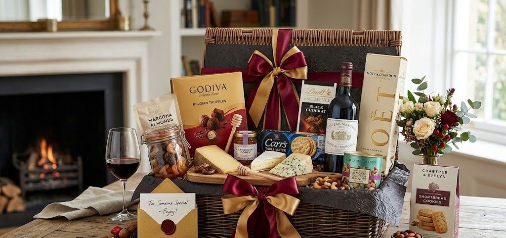 Gourmet Food and Wine Gift Basket