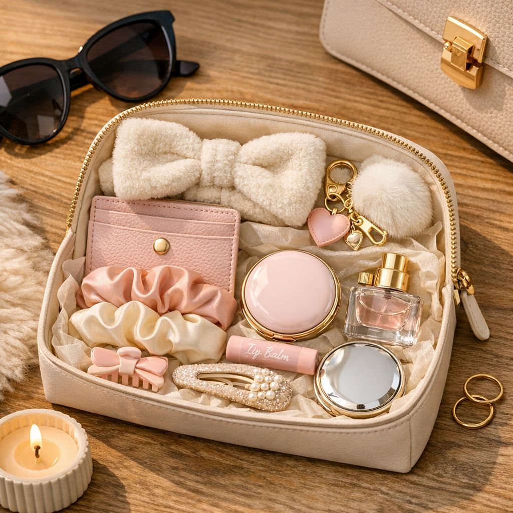 Deluxe Pamper Gift Set: Hair Accessories, Makeup & Jewelry