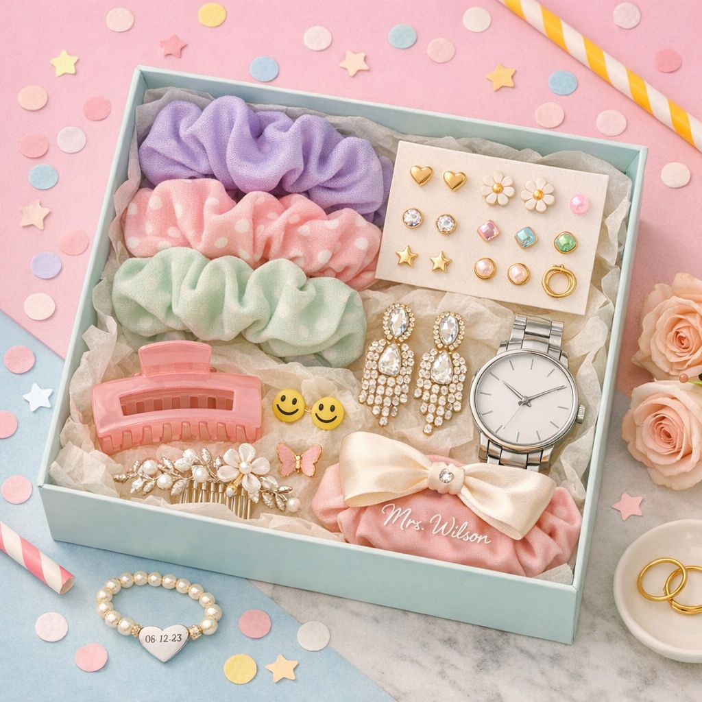 Curated Celebration Gift Set: Accessories & Keepsakes