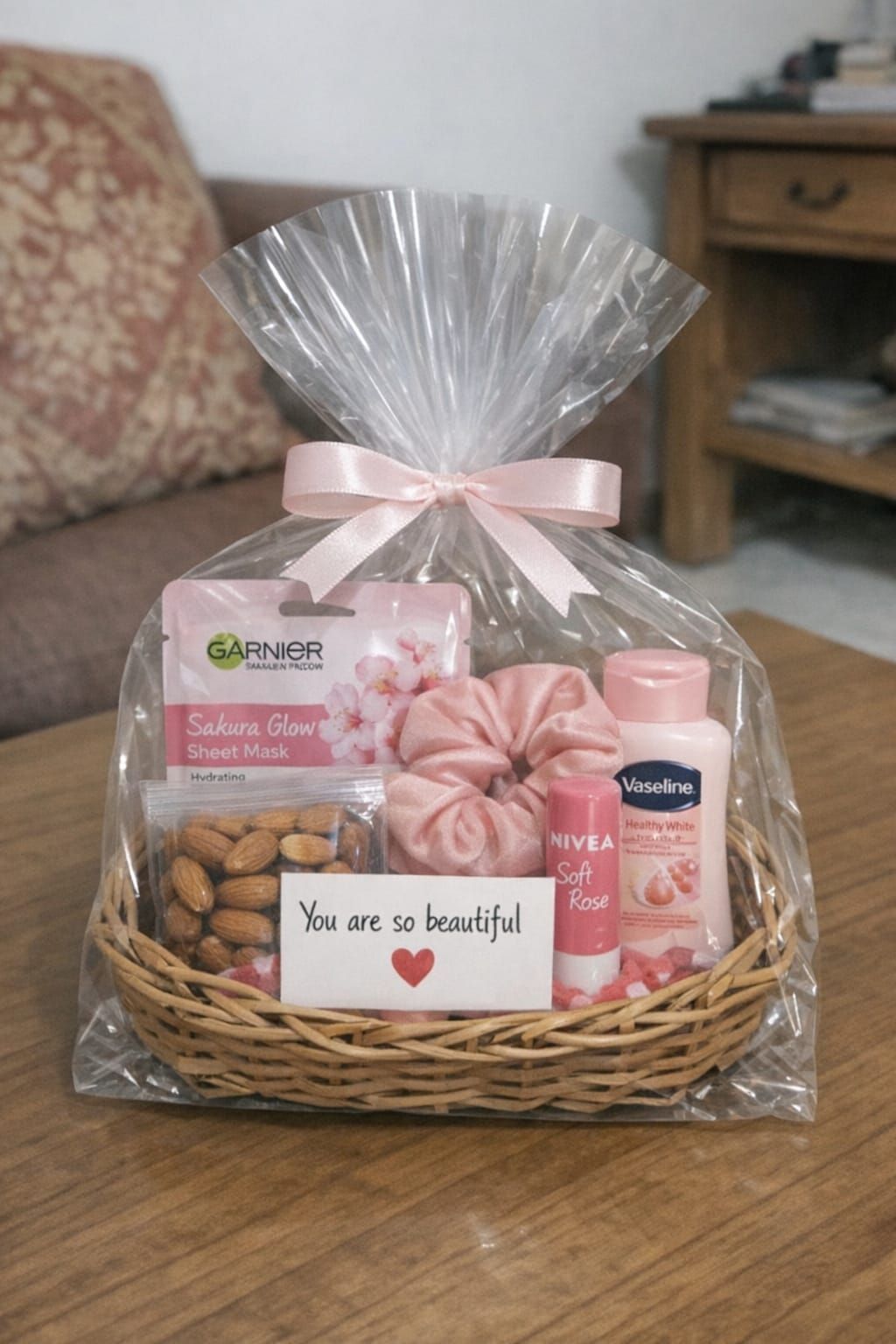Sakura Glow Spa Gift Basket - Pamper Her Set