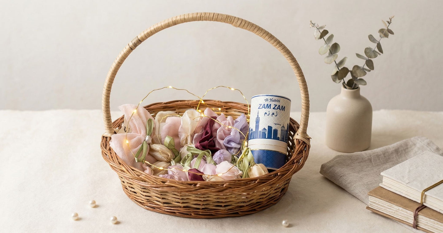 Luxury Floral Gift Basket with Mug