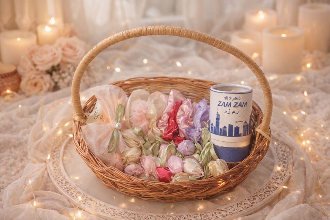 Luxury Floral Gift Basket with Mug