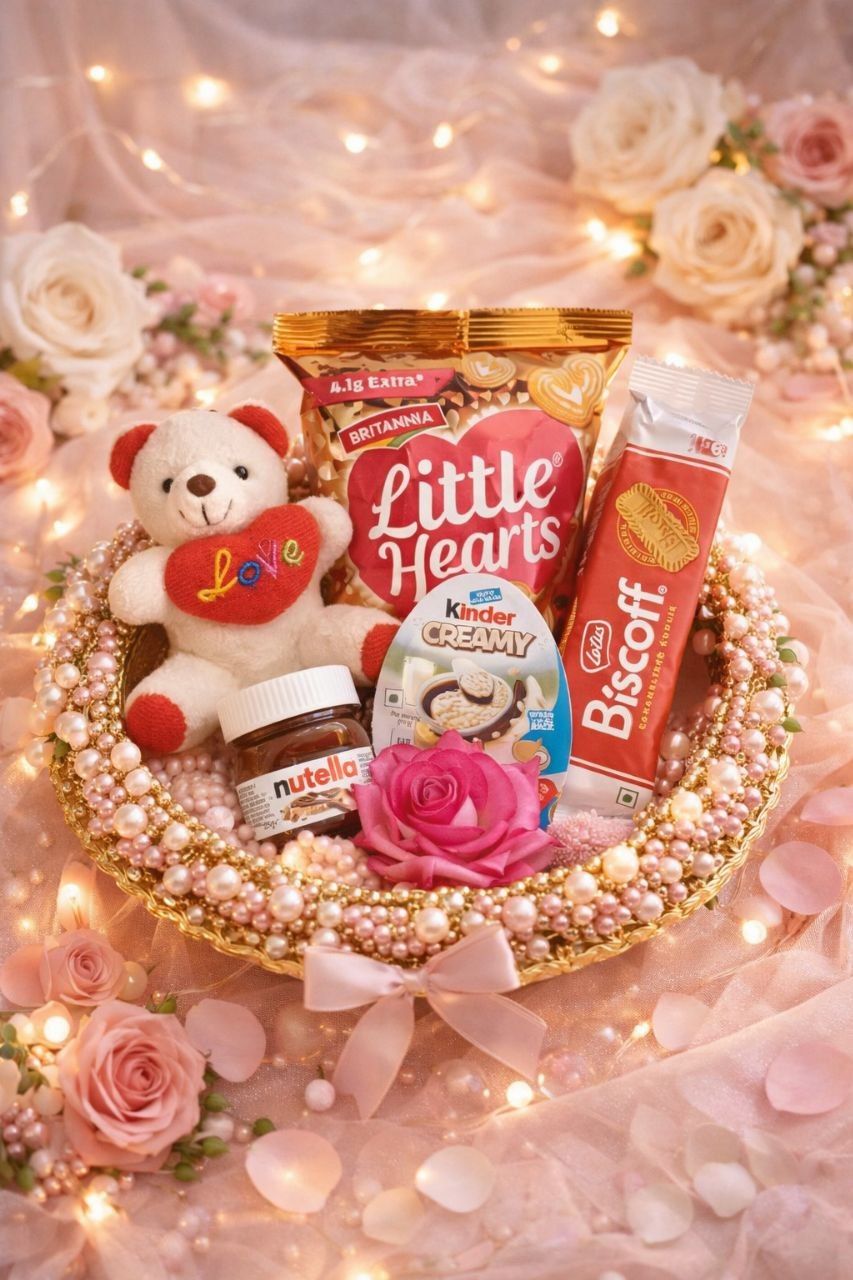 Sweet Treats Gift Basket with Teddy Bear