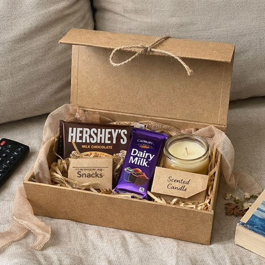 Sweet Treats Gift Box with Scented Candle
