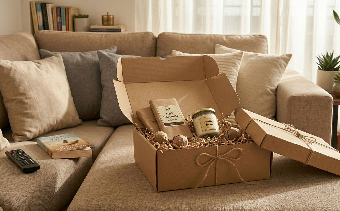 Sweet Treats Gift Box with Scented Candle